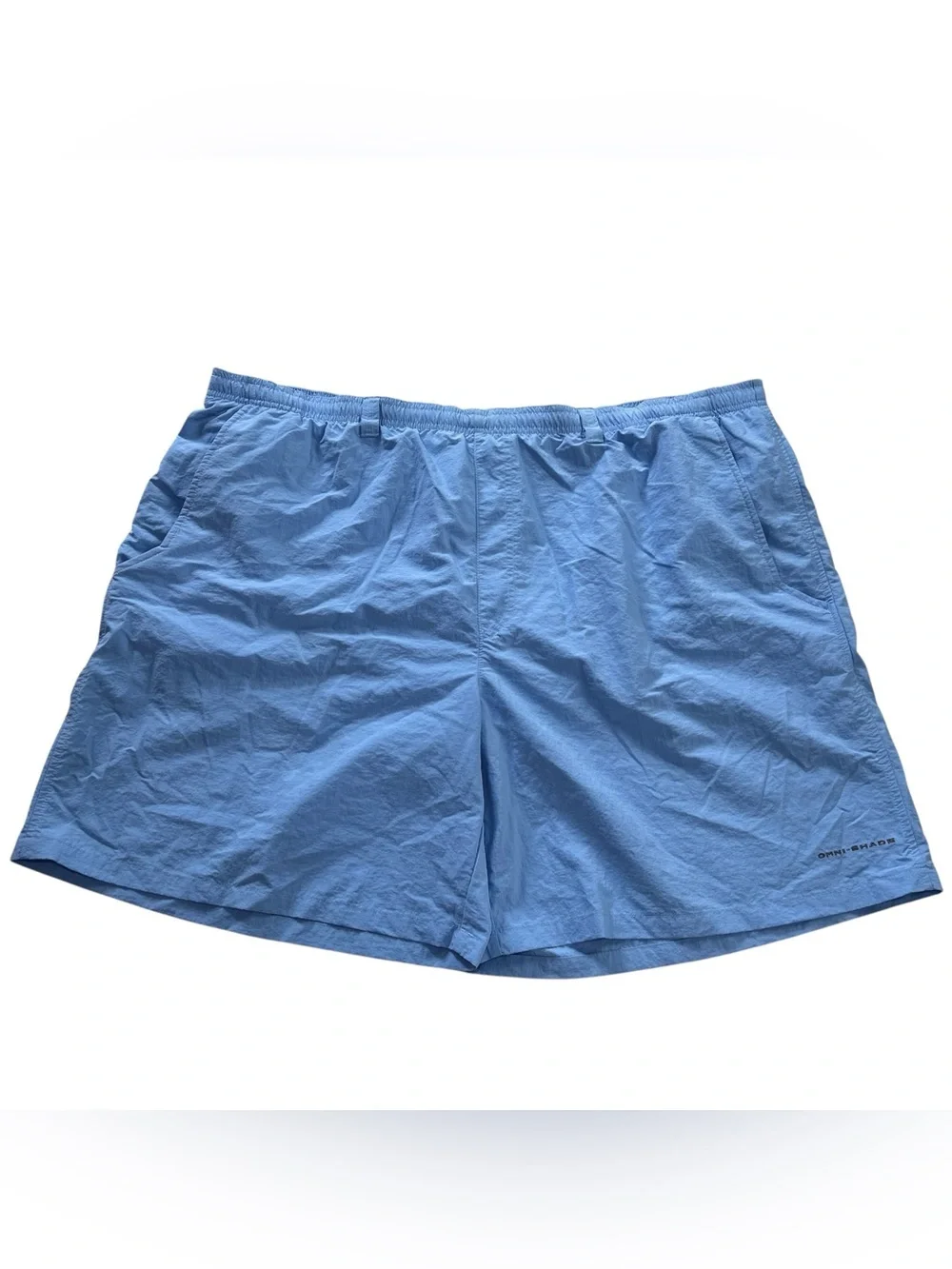Columbia Men's Shorts PFG Backcast III Water Blue 3XL Omni-Shade Fishing Hiking